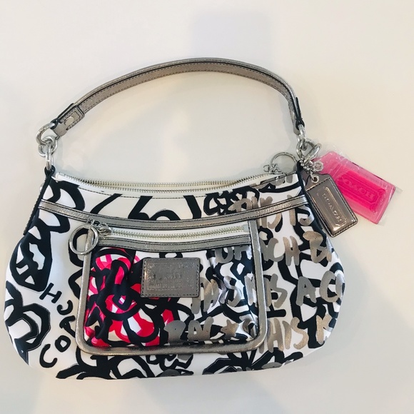 Coach Handbags - **COACH** Graffiti Shoulder Bag